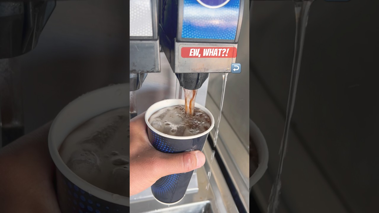 Ice 🧊 + Pepsi + Mystery Water 💦 | Soda Fountain Machine Refill | Costco, Alhambra, California, USA