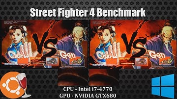 Wine VS Windows 8 : Street Fighter 4 Benchmark