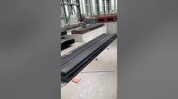 Foundation show of floor type boring milling machine