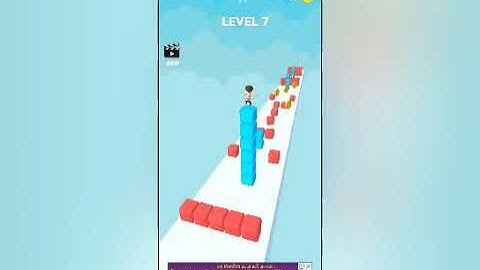 Cube Stacker Surfer 3D Game Video.