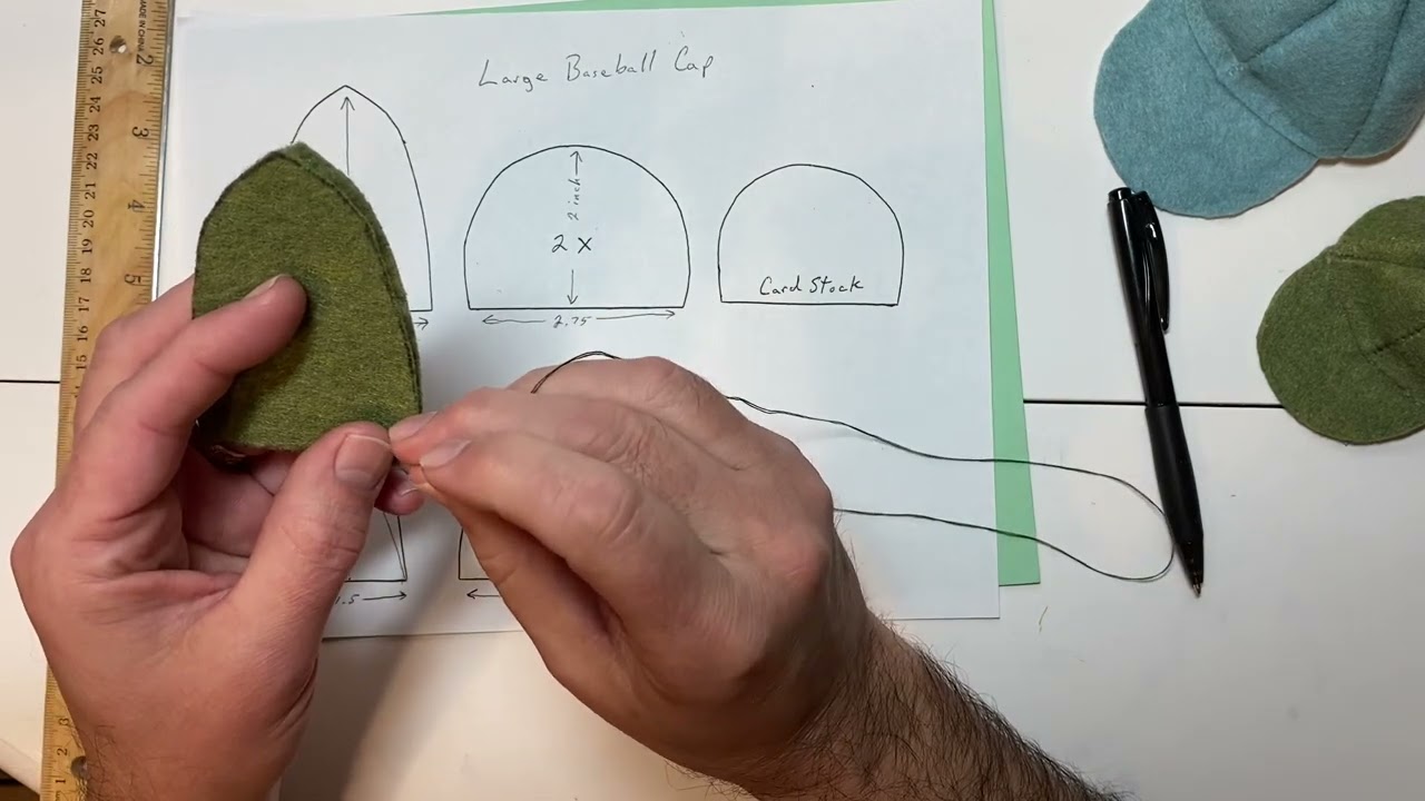 Making a Gnome Baseball Cap