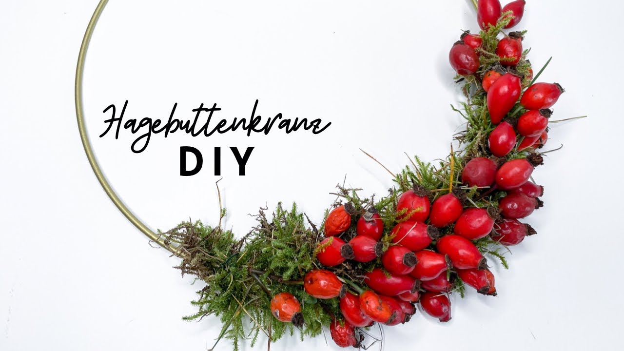 Hagebuttenkranz DIY