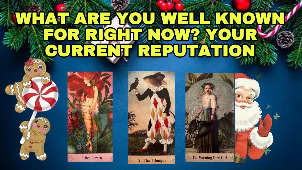 WHAT ARE YOU WELL KNOWN FOR? YOUR CURRENT REPUTATION 😍😎🔮PICK A CARD TAROT