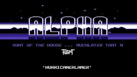 One File Demo:Hurricanerlamer by Alpha Flight (AFL) 1989! Commodore 64