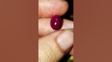 ruby Yên Bái màu nước 1 khối cao 9.2 ct #gemstone #ruby #gem