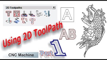 EP-19 : Using 2D ToolPath in Art Cam.  Part-1