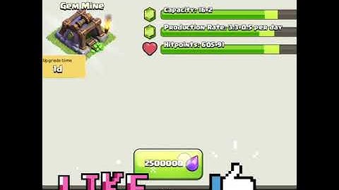 Upgrading Gem Mine To Max Level |#shorts