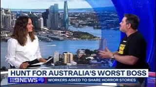 Australia's Worst Boss || Nine News || Compono || August 2025