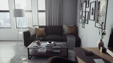 Cinematic Raytrace Archviz  Apartment Unreal Engine 4.24