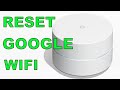 Reset Google Wifi Extender Router