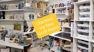 New Craft Room 2023 tour/ Organization