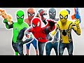 Superheros story  team spiderman in real life  mansion battle  by yopy hero