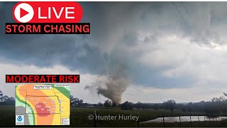 🔴 LIVE | Storm Chasing: Tornadoes & Very Large Hail Likely in Kansas (ft. Andy Hill)
