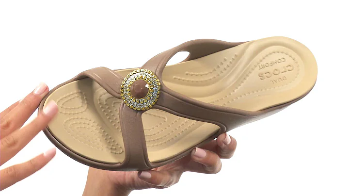 Crocs Sanrah Beaded Wedge Sandal  SKU:8648915