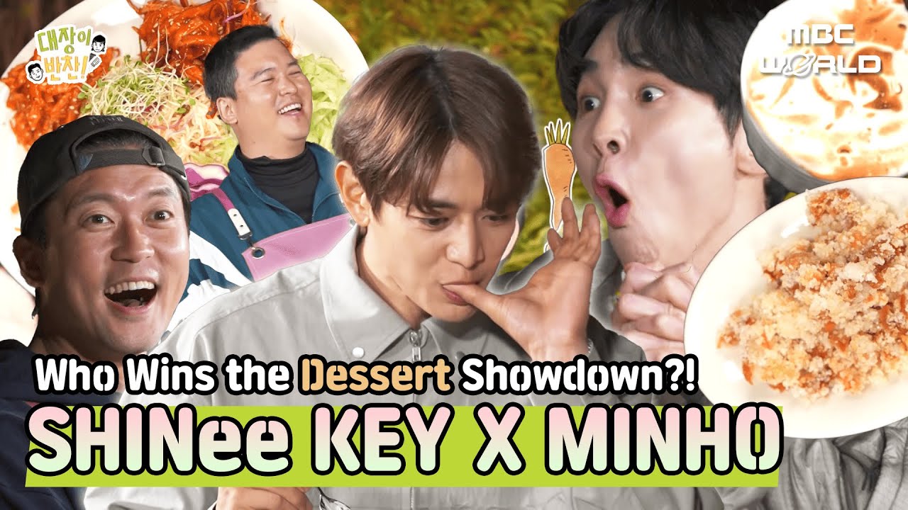 [SUB] Today's Persimmon Dessert🍰 KEY vs. Dae-Ho in the Market Prince Battle! #KEY #MINHO #SHINee
