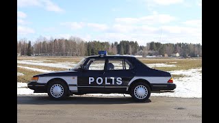 Poliisiauto Saab900i vm. 92