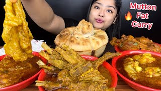 SPICY MUTTON FAT CURRY WITH CHICKEN POTLI BIRYANI AND SPICY MUTTON RIBS CURRY | INDIAN EATING SHOW