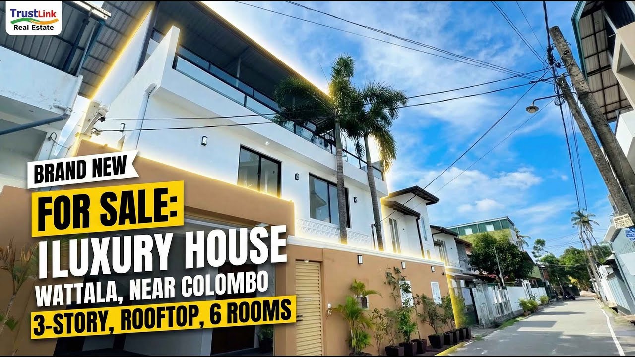 Brand New Luxury House in Wattala | Prime Location, Rooftop & Premium Investment
