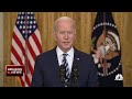 President Joe Biden addresses the Ukraine invasion