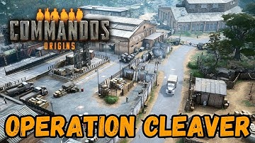 Commandos Origins: OPERATION CLEAVER Mission - All Collectibles Walkthrough Guide No Commentary 🪖