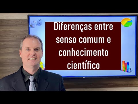 Vídeo: Diferença Entre Senso Comum E Ciência