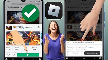 How to Fix Roblox "Content not accessible" Error ||  Roblox Game Not Accessible 2024
