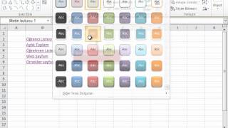 MİCROSOFT EXCEL 2010 GÖRSEL VİDEO EĞİTİMİ-Excel Ekle Sekmesi 2