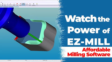 Watch The Power Of EZ-MILL CNC Milling Machine Programming #EZCAM #cncmachining #cncmilling
