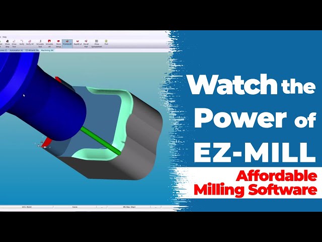 Watch The Power Of EZ-MILL CNC Milling Machine Programming #EZCAM #cncmachining #cncmilling