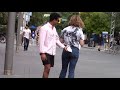 Woman Walks Around With a Tissue In Her Pants. Will Strangers Tell Her?