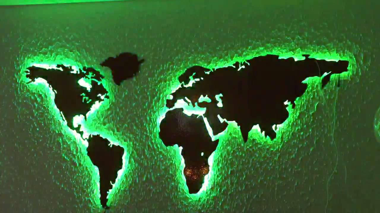 Weltkarte led philips hue youtube