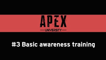 #3 Practicing basic awareness | Coach Nihil | APEX UNIVERSITY