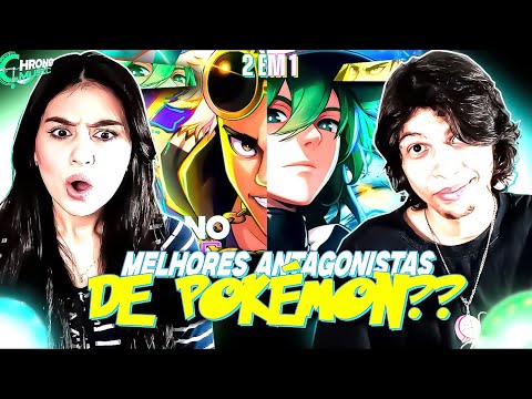 CONHECENDO GUZMA E N (Pokémon) | CHRONO | SEGUNDO LUGAR e REI DE UNOVA - REACT VT E LELE