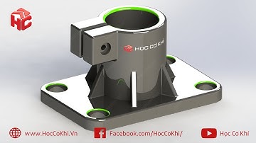 [hoccokhi] bài tâp Inventor 5 - hướng dẫn học Inventor từ cơ bản đến nâng cao