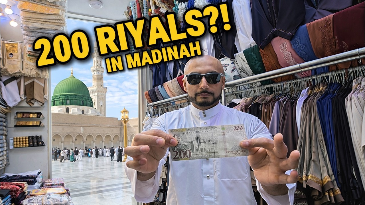 Shopping in Madinah Markets | What Can 200 Riyals Buy? 🇸🇦(Umrah Vlog)