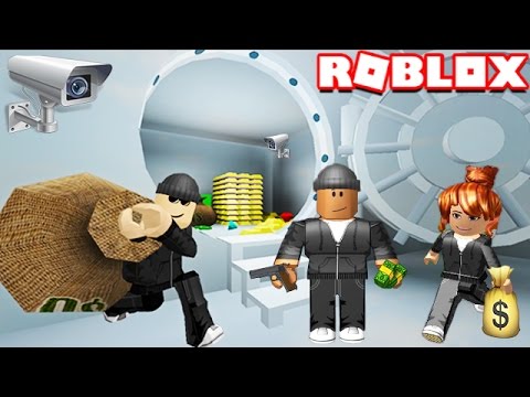 Robbing A Bank In Roblox Youtube - robbing games in roblox