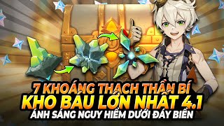 Kho Báu Lớn Nhất Genshin 4.1: 7 Khoáng Thạch Thần Bí! Rèn Phôi & Tinh Thể Arkhium! Rương Hiếm Real