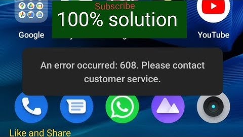 An error occurred: 608 please contact customer service // Realme 8 error problem solved 👍