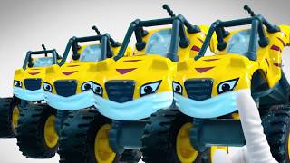 Blaze Toys Change Colors Learn To Count & Learn Sizes Big & Small