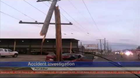 Man badly injured after car slams into utility pole