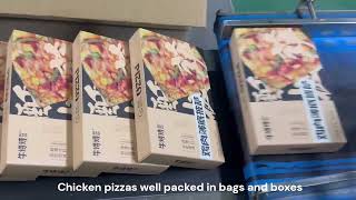 Automatic packing line for Pizzas