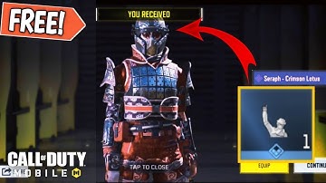 *FREE* Character + Emote "CREATE" in Cod Mobile