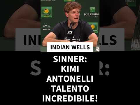 Video INDIAN WELLS SINNER: KIMI ANTONELLI TALENTO INCREDIBILE!