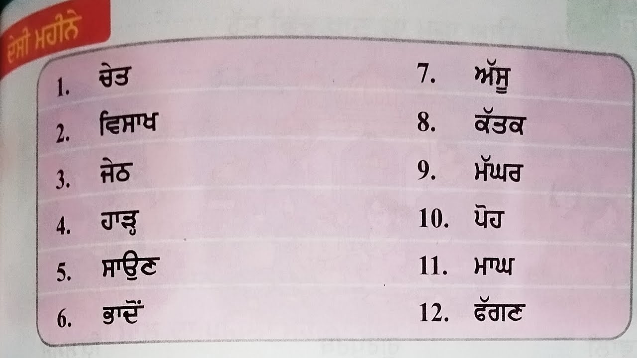 ਬੱਚਾ ਕੇਂਦਰਿਤ ਵਿਧੀ... @@ is live... ਆਓ ਬੱਚਿਓ! ਦਿਨਾਂ ਦੇ ਨਾਂ, ਮਹੀਨਿਆਂ, ਰੁੱਤਾਂ ਬਾਰੇ ਪੜ੍ਹੀਏ