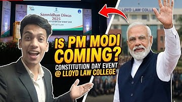 We dressed up for PM Modi... and this happened | Constitution Day at Lloyd