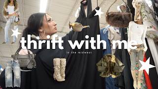thrift with me!! y2k, vintage, chic + more