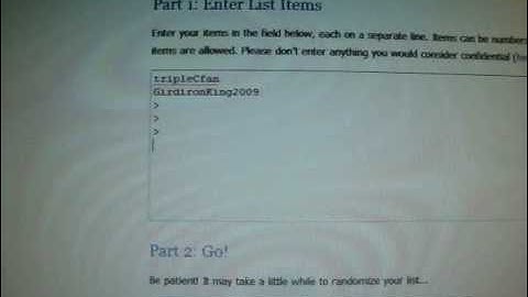 Random.org drawing Week 13 WINNER