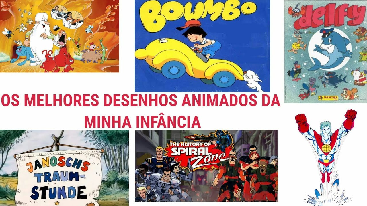 Os desenhos animados da nossa infância