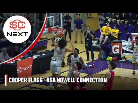 5-STAR CONNECTION - Cooper Flagg finds Asa Nowell for the SLAM 💪