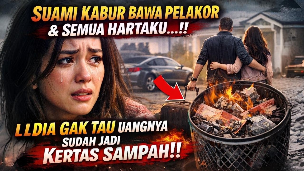 SUAMI KABUR BAWA PELAKOR & SEMUA HARTAKU…‼️ DIA GAK TAU UANGNYA SUDAH JADI KERTAS SAMPAH‼️